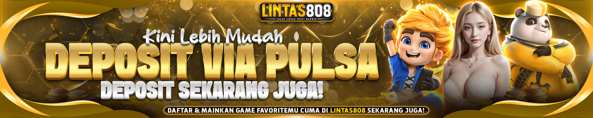 DEPOSIT VIA PULSA LINTAS808
